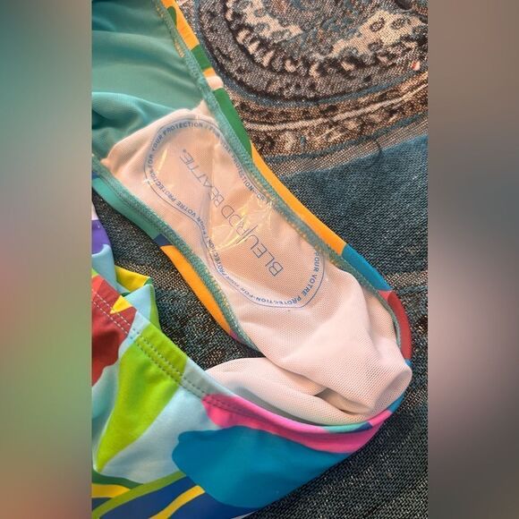 Bleu Rod Beattie Away We Go Ruffle Sleeve Mio One Piece Swimsuit - Picture 6 of 6